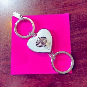 Coach Heart keychain